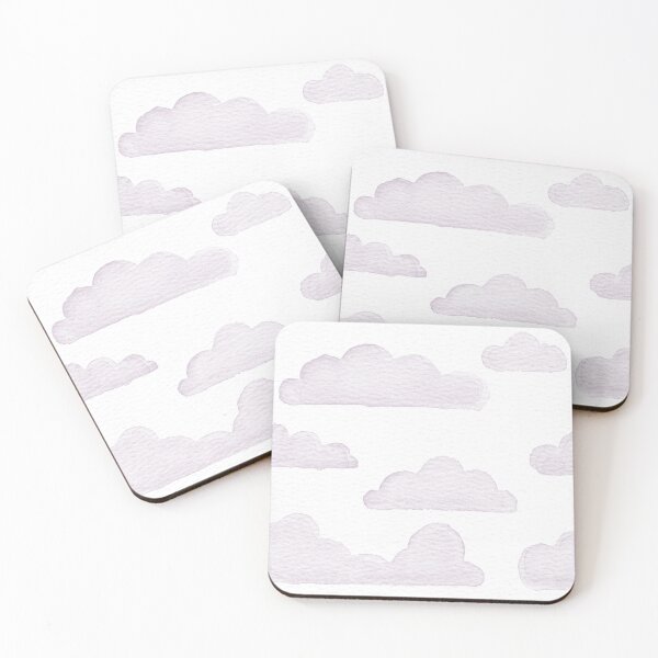 Item preview, Dreamtime Clouds Watercolor Pattern - Snow + Dust designed and sold by Irene Estelle.