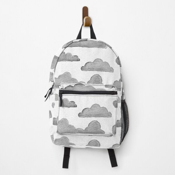 Item preview, Dreamtime Clouds Watercolor Pattern - Snow + Coal designed and sold by Irene Estelle.