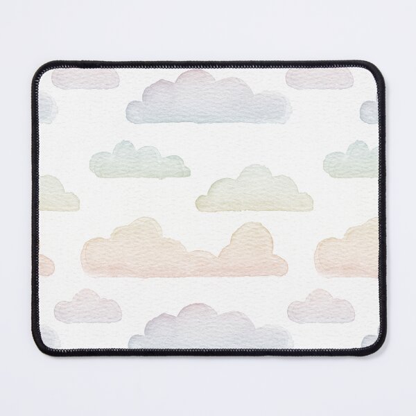 Item preview, Dreamtime Clouds Watercolor Pattern - Snow + Rainbow Sorbet designed and sold by Irene Estelle.