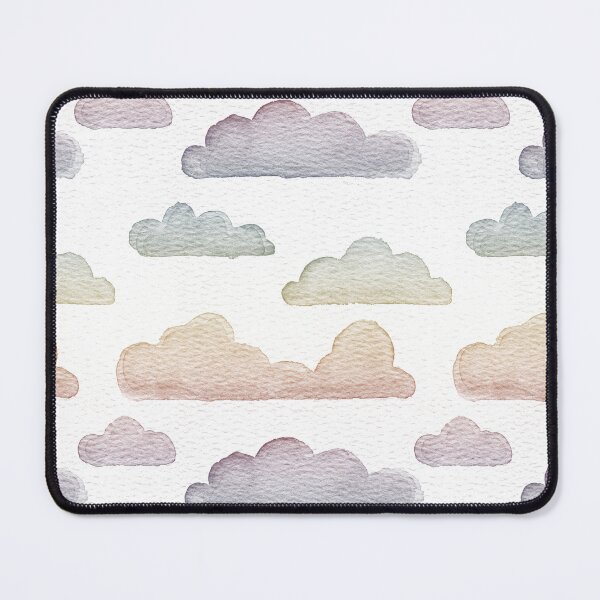 Item preview, Dreamtime Clouds Watercolor Pattern - Snow + Rainbow Sunset designed and sold by Irene Estelle.