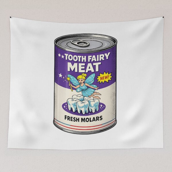 Item preview, Canned Tooth Fairy Pop Art, ready to eat designed and sold by Gunnar Hermansen.