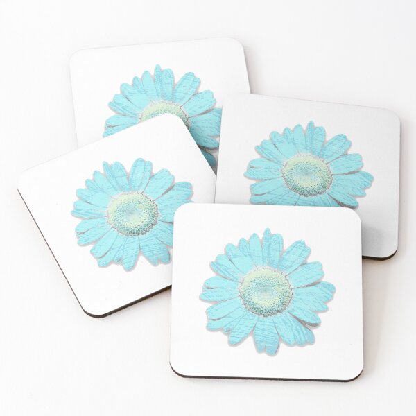 Item preview, Blue Flower Aqua Garden Pop Art Floral designed and sold by Sharon Cummings Art.
