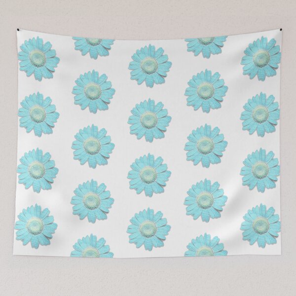 Item preview, Blue Flower Aqua Garden Pop Art Floral designed and sold by Sharon Cummings Art.