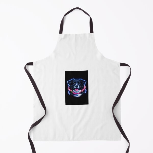 Item preview, Nelly Neon Portrait – Border Collie Glow Art designed and sold by NEONPETPORTRAIT.