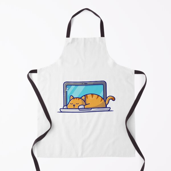 Item preview, Lazy Cat Sleeping on Laptop Keyboard designed and sold by Autotred.