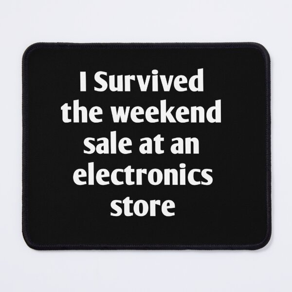 Item preview, Funny Retail Worker - Weekend Sale Survivor designed and sold by TaimToons.