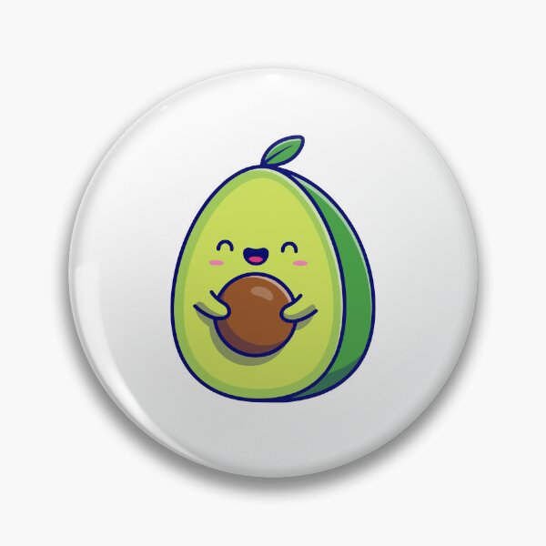 Item preview, Happy Kawaii Avocado Character designed and sold by Autotred.