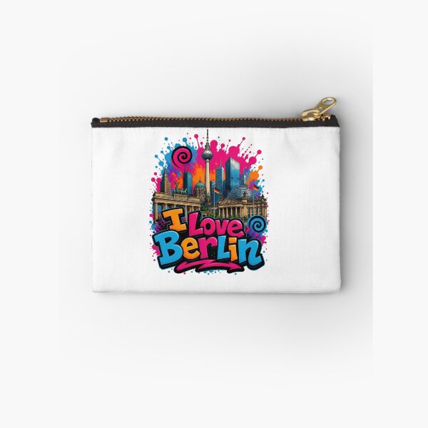 Item preview, Berlin Skyline – Colorful Graffiti T-Shirt Design Germany Cityscape Art designed and sold by Earth Celebration Designs.