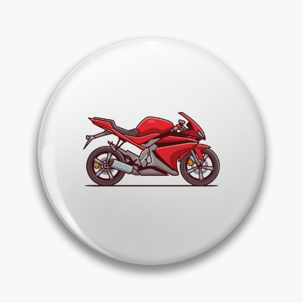 Item preview, Red Sport Motorcycle Superbike Illustration designed and sold by Autotred.
