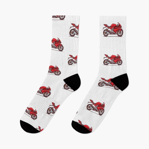 Item preview, Red Sport Motorcycle Superbike Illustration designed and sold by Autotred.