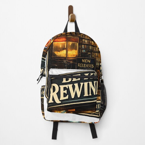 Item preview, Be Kind Rewind Your Life Vintage VHS Rental Store Artwork designed and sold by StickyGuys.