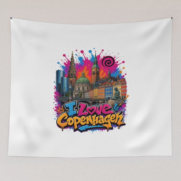 Item preview, Copy of Berlin Skyline – Colorful Graffiti T-Shirt Design Germany Cityscape Art designed and sold by Earth Celebration Designs.