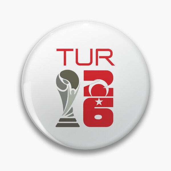 Item preview, Turkey 2026 Soccer World Cup Trophy Turkish Flag Design designed and sold by tarzbol.