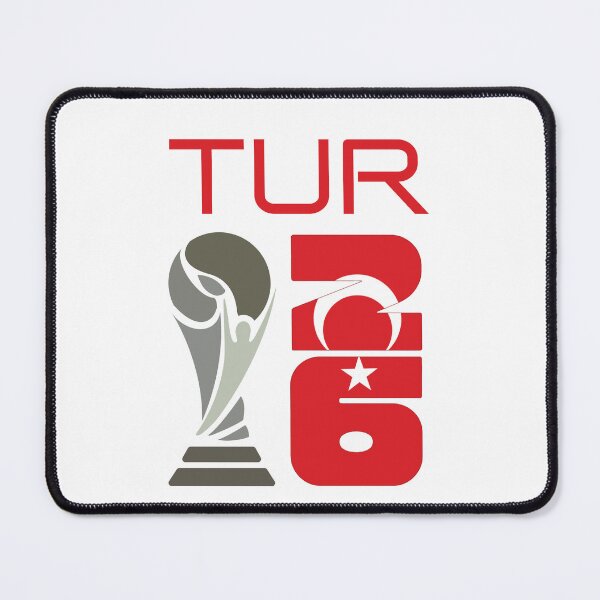 Item preview, Turkey 2026 Soccer World Cup Trophy Turkish Flag Design designed and sold by tarzbol.