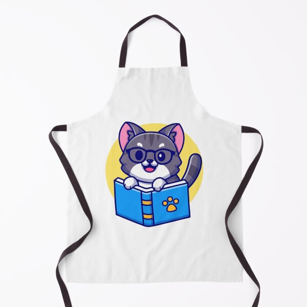 Item preview, Smart Cat Wearing Glasses Reading Book designed and sold by Autotred.