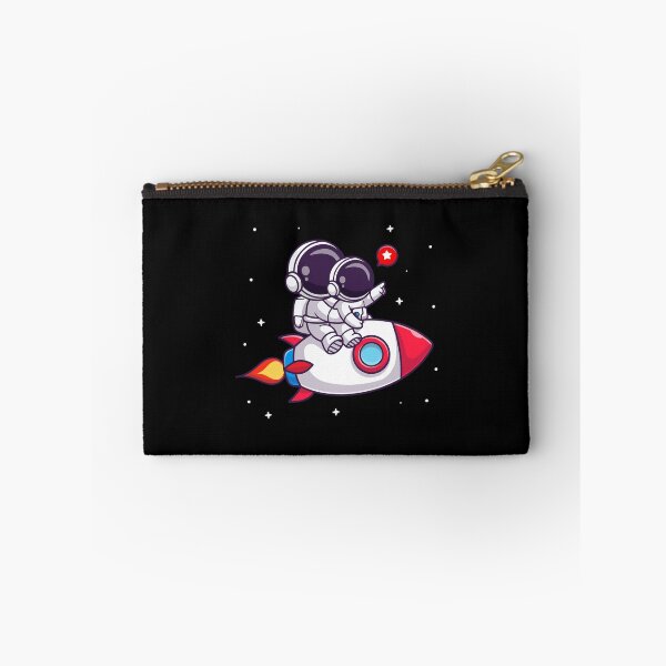 Item preview, Two Cute Astronauts Riding Space Rocket designed and sold by Autotred.