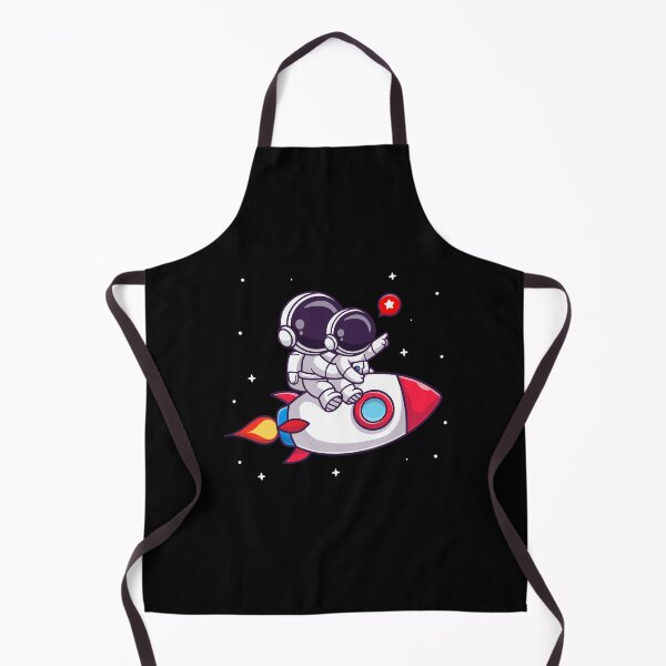 Item preview, Two Cute Astronauts Riding Space Rocket designed and sold by Autotred.