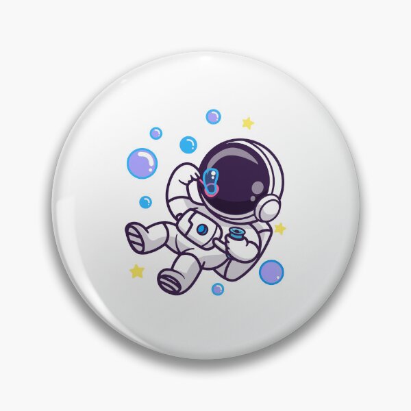 Item preview, Cute Astronaut Blowing Bubbles in Space designed and sold by Autotred.