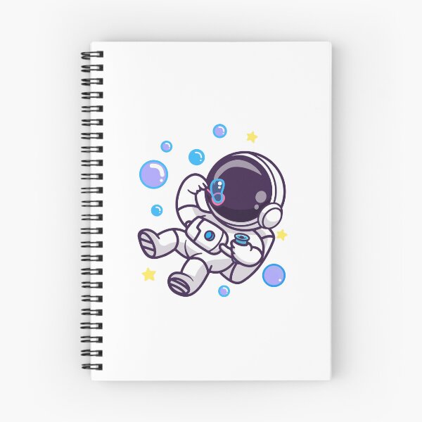 Item preview, Cute Astronaut Blowing Bubbles in Space designed and sold by Autotred.