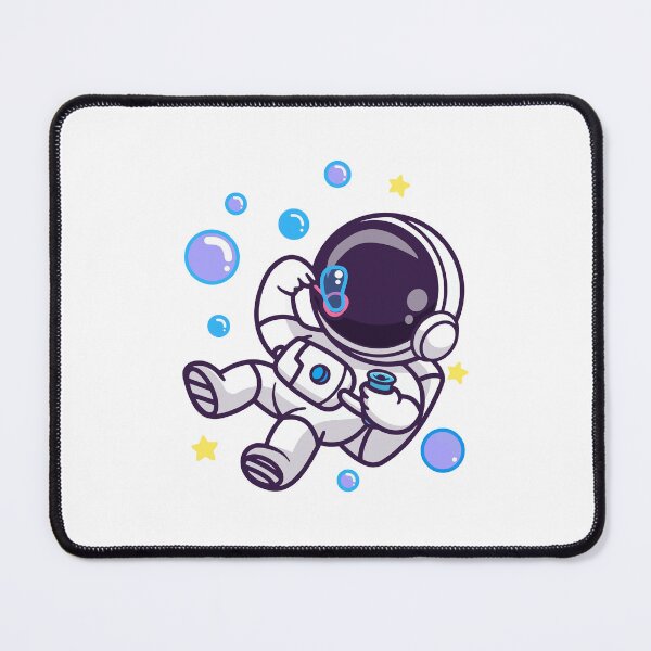 Item preview, Cute Astronaut Blowing Bubbles in Space designed and sold by Autotred.