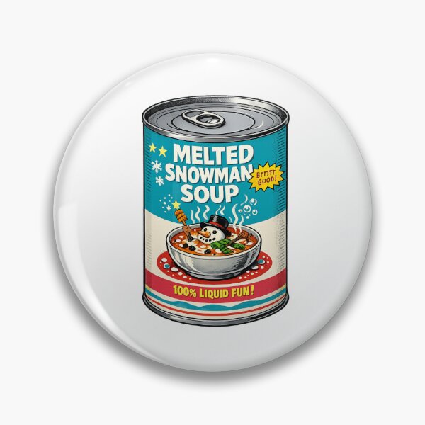 Item preview, Can of Snowman Pop Art Soup, Best "before breakfast" snack in the universe.  designed and sold by Gunnar Hermansen.