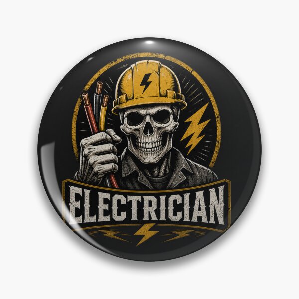 Item preview, Electrician Skull Hard Hat Shirt Electrician Graphic Tee designed and sold by Drip5.