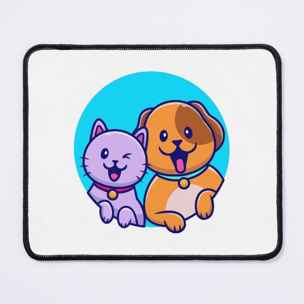 Item preview, Cute Cat and Dog Best Friends Portrait designed and sold by Autotred.