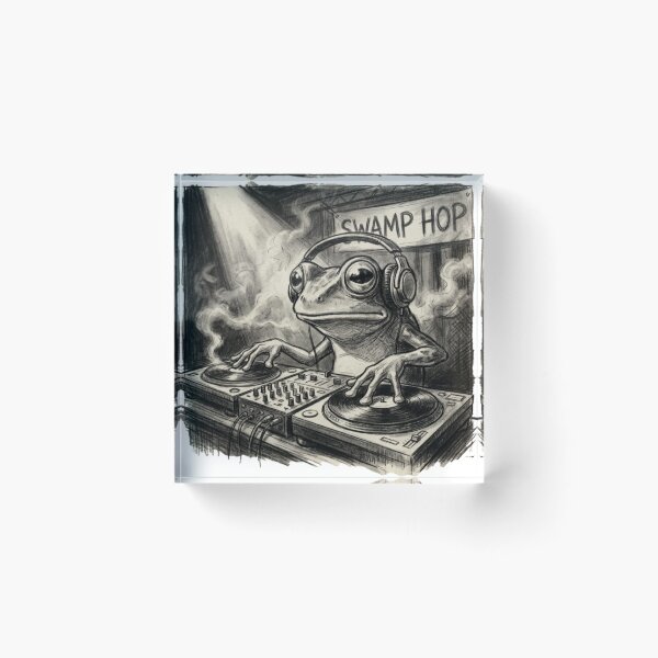 Item preview, Disc Jockey Frog Design designed and sold by MahanArts.