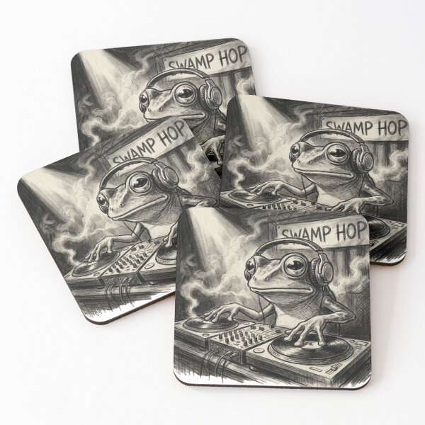 Item preview, Disc Jockey Frog Design designed and sold by MahanArts.