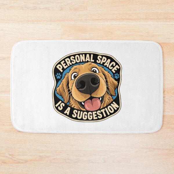 Item preview, Personal Space Is A Suggestion Dog designed and sold by Forged in the Warp.