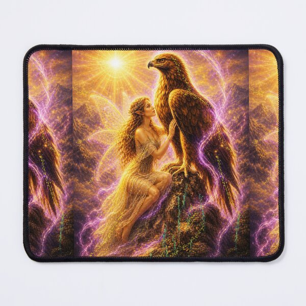 Item preview, Golden Eagle Guardian and the Violet Light Fairy designed and sold by Art7Dimension.