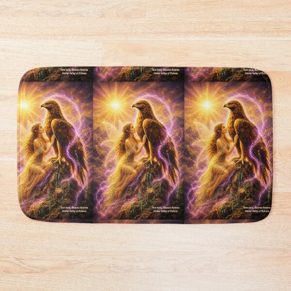Item preview, Golden  Eagle Guardian and the Violet Light Fairy designed and sold by Art7Dimension.