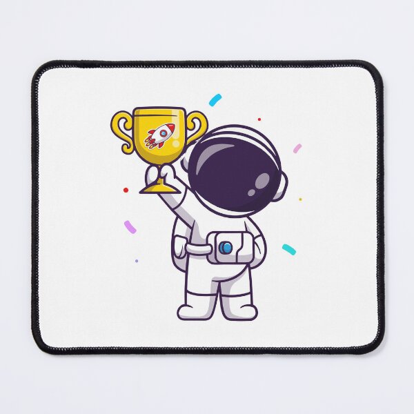 Item preview, Winner Astronaut Holding Gold Trophy Space Champion designed and sold by Autotred.