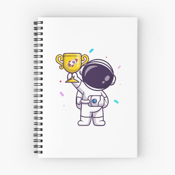 Item preview, Winner Astronaut Holding Gold Trophy Space Champion designed and sold by Autotred.