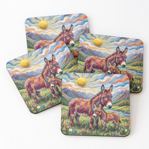 Item preview, Yarn Donkey With Yarn Foal designed and sold by Tridentulus.