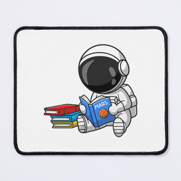 Item preview, Astronout Reading Book About Mars Planet Space designed and sold by Autotred.