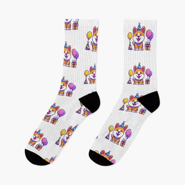 Item preview, Cute Corgi Dog Birthday Party Celebration designed and sold by Autotred.
