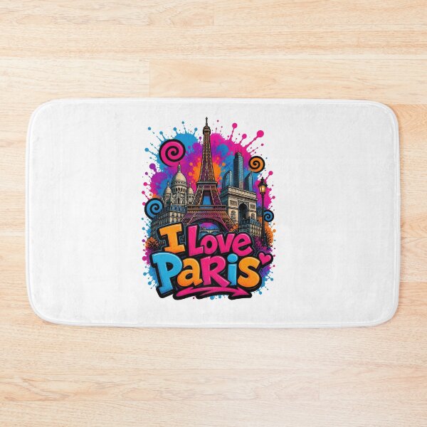 Item preview, Paris Skyline – Colorful Graffiti T-Shirt Design - France Travel City Art designed and sold by Earth Celebration Designs.