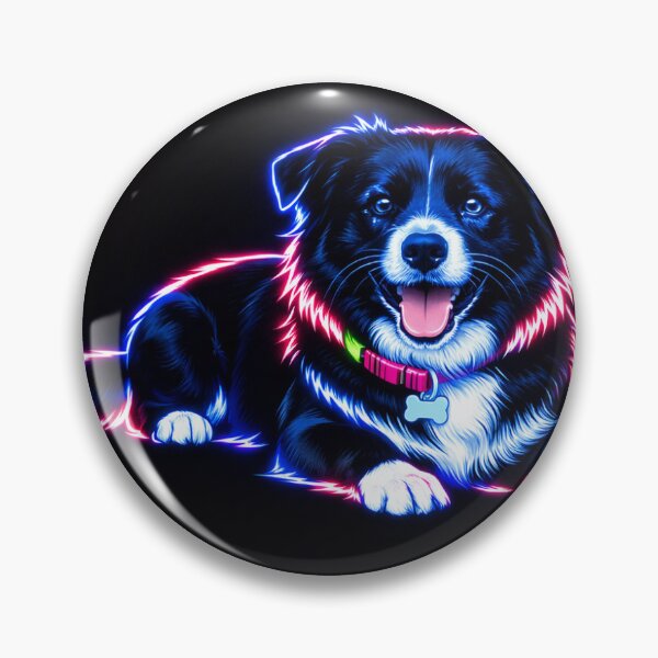 Item preview, Nelly Lying Down Neon Glow Art designed and sold by NEONPETPORTRAIT.