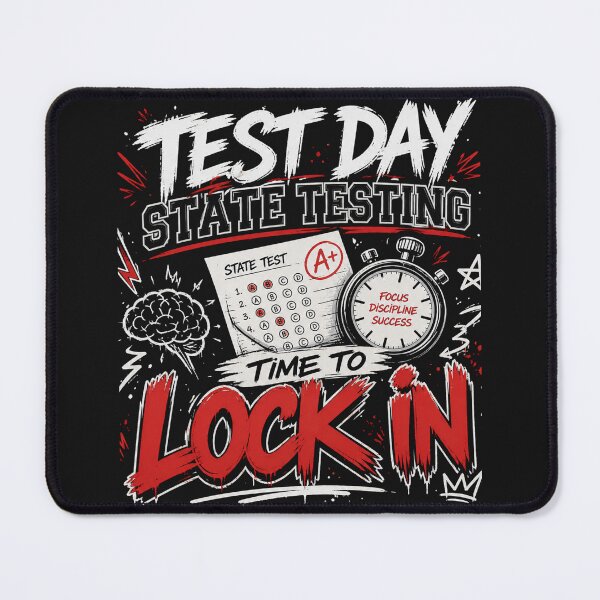 Item preview, Test Day State Testing Time to Lock in designed and sold by Studio-wzory.