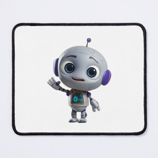 Item preview, Geary Bot™ Waving Hello--Cute Robot Character designed and sold by Gearybot.