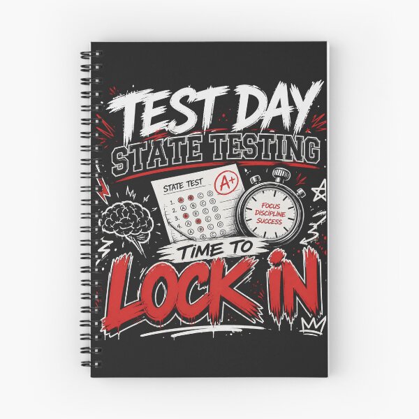 Item preview, Test Day State Testing Time to Lock in designed and sold by Studio-wzory.