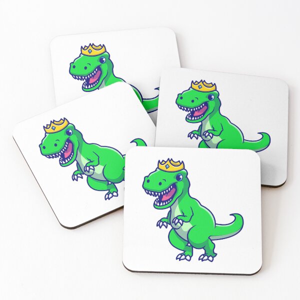 Item preview, King T-Rex Dinosaur Wearing Golden Crown designed and sold by Autotred.