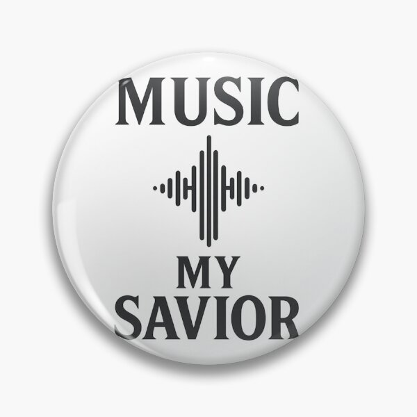Item preview, Music My Savior Dark Vintage Music Lover Design designed and sold by Sonic Nova Studios.