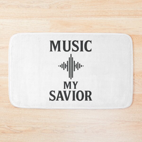 Item preview, Music My Savior Dark Vintage Music Lover Design designed and sold by Sonic Nova Studios.