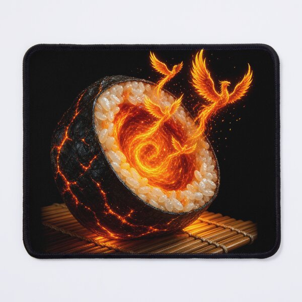 Item preview, Solar Flare Maki: Phoenix Rise Spirit designed and sold by BGM by AI.