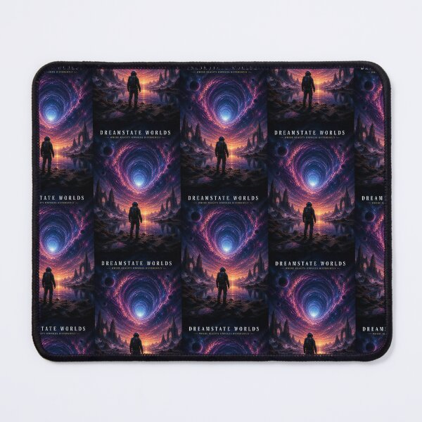 Item preview, Dreamstate Worlds Reality Unfolds Differently Space Poster designed and sold by ArtComixHaven.