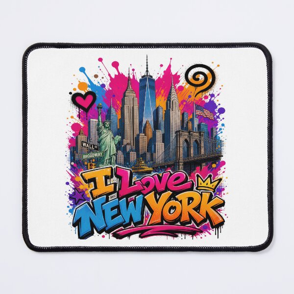 Item preview, New York Skyline – Graffiti Style T-Shirt Design - NYC Travel Street Art designed and sold by Earth Celebration Designs.