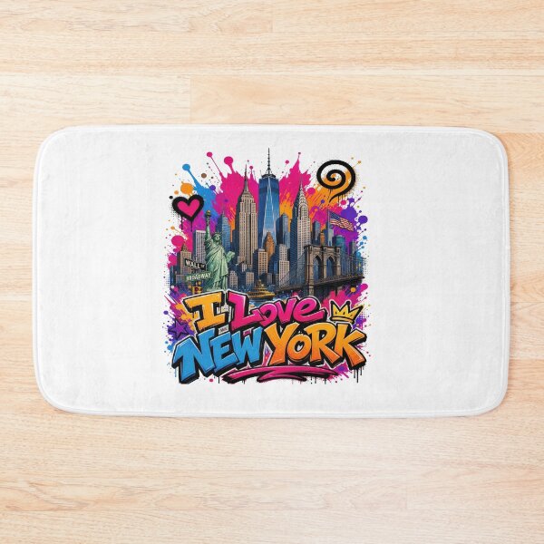 Item preview, New York Skyline – Graffiti Style T-Shirt Design - NYC Travel Street Art designed and sold by Earth Celebration Designs.
