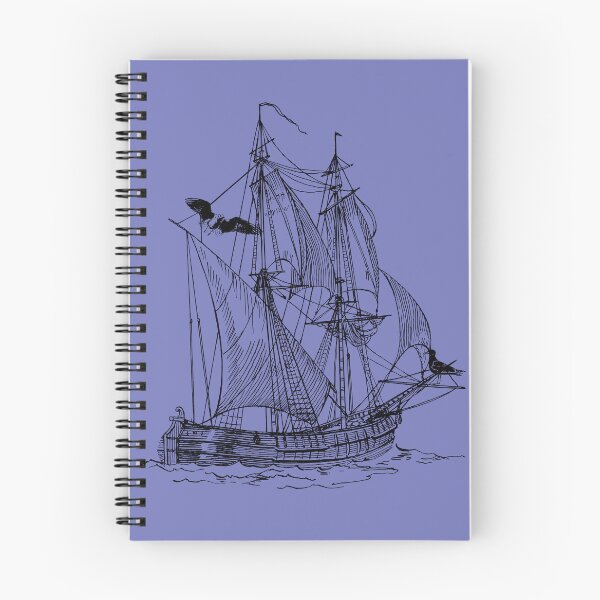 Artikelvorschau, Pirate Ship Adventure - Vintage Sailing Vessel, Treasure Hunter Nautical Art. entworfen und verkauft von LunaPrintCo.
